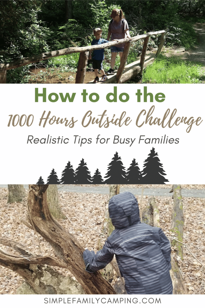 how to do the 1000 hours outside challenge