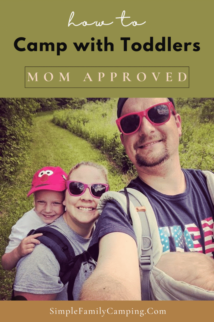 how to go camping with toddlers