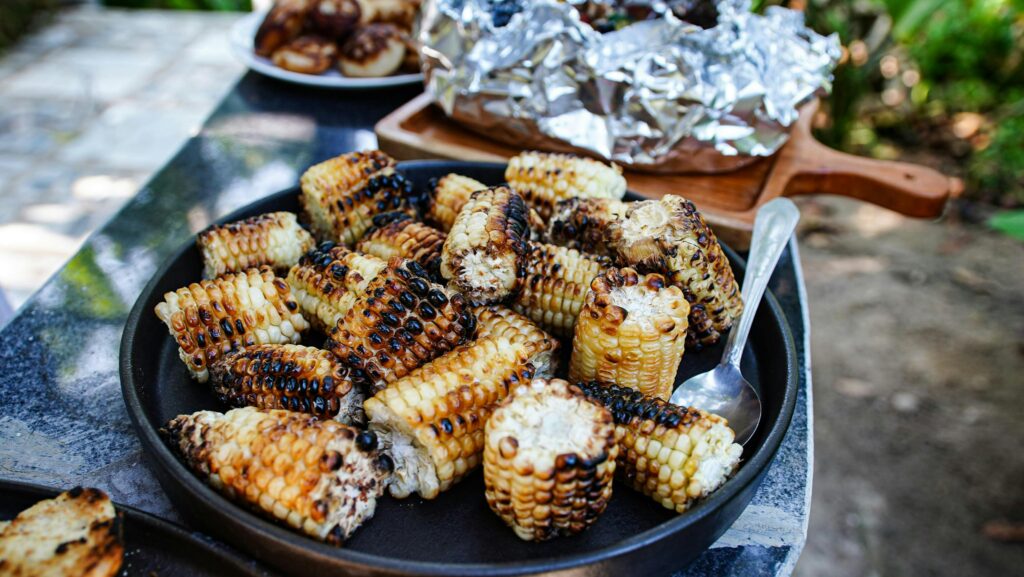 campfire corn on the cob